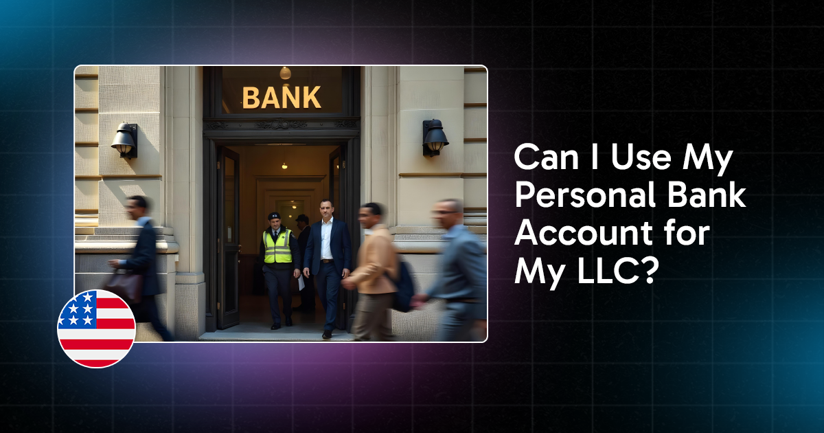Can I use my personal bank account for my LLC